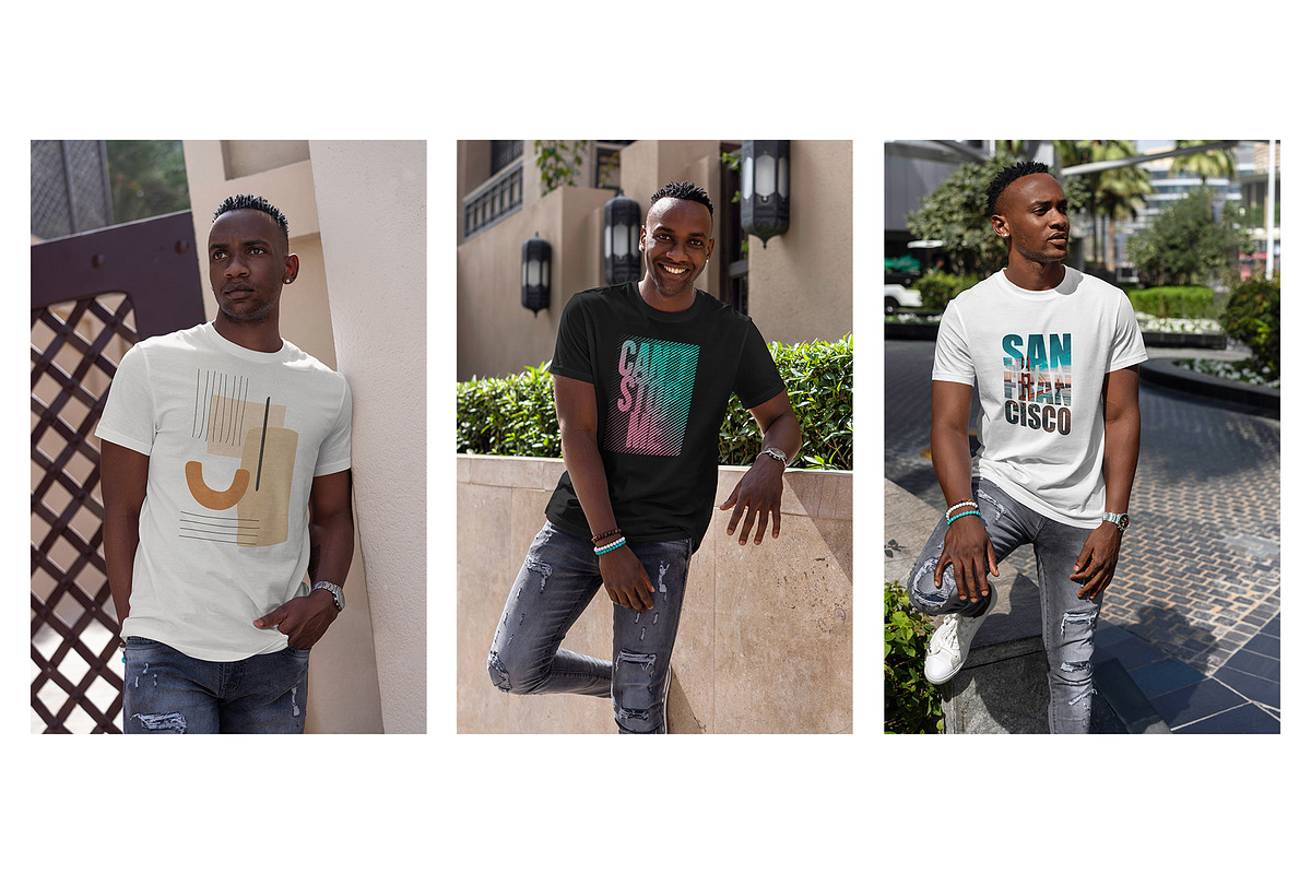 T-Shirt MockUp African Men, a Shirt Mockup by Dikarte.Store (Photo 8 of 14)