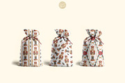 Vintage Christmas Painted Patterns 2, a Pattern Graphic by Euonia Meraki (Thumbnail 6 of 6)