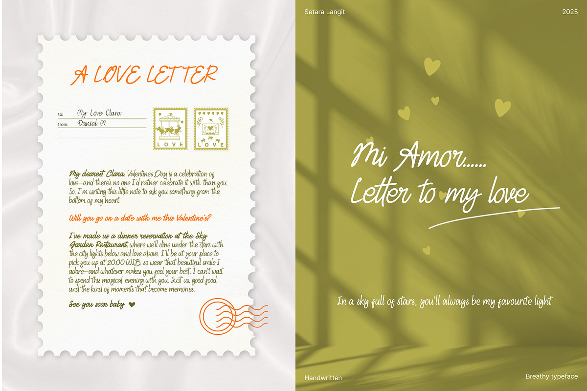 Breathly - Font Duo, a Handwritten Font by Setara Langit CreativeStd (Photo 9 of 9)
