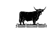 Rustic Highland cow wall art design, an Illustration by Amazin_art (Thumbnail 8 of 40)
