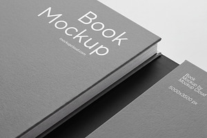 Book Folder Mockup / Deckle 02