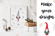 Christmas gnomes, an Animal Illustration by SketchCliparts (Thumbnail 4 of 7)