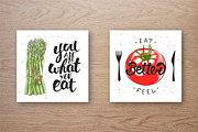 Set of 42 healthy food objects, a Decorative Illustration by Akimo Mia (Thumbnail 9 of 9)