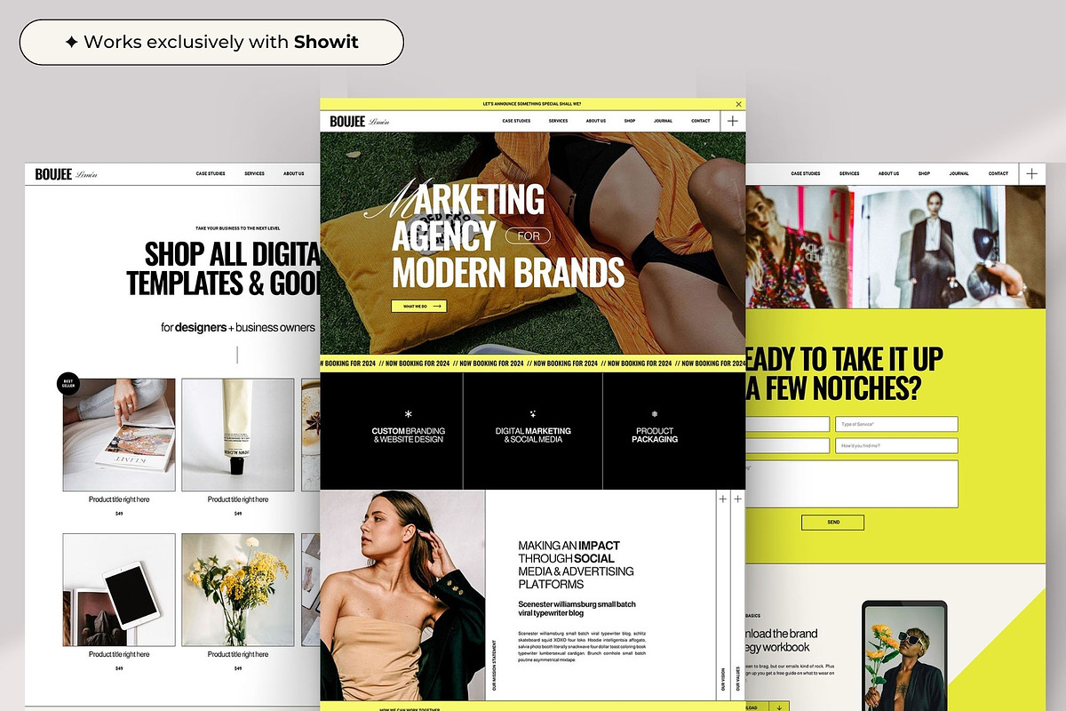 Bold Marketing Showit Template, a Websites & App Template by Superhero Design Co. (Photo 5 of 6)