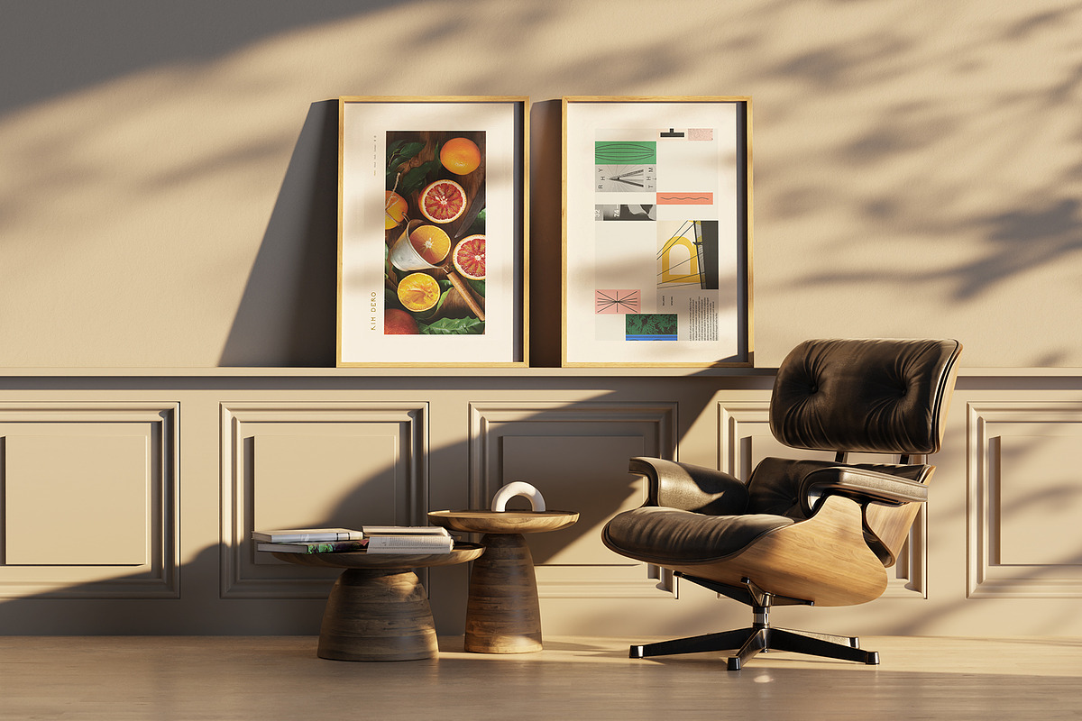 Frame Poster Mockups, a Product Mockup by Croma Studio (Photo 2 of 4)
