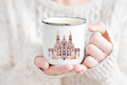 Travel to Spain. Watercolor clipart, an Illustration by VerAna (Thumbnail 12 of 13)