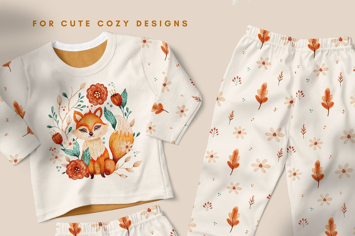 Fox Illustration Fall Watercolor, an Animal Illustration by Red Ink (Photo 6 of 9)