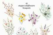 Steppe of Bravery Summer Wildflowers, a Decorative Illustration by Catch the Dream Art (Thumbnail 3 of 11)