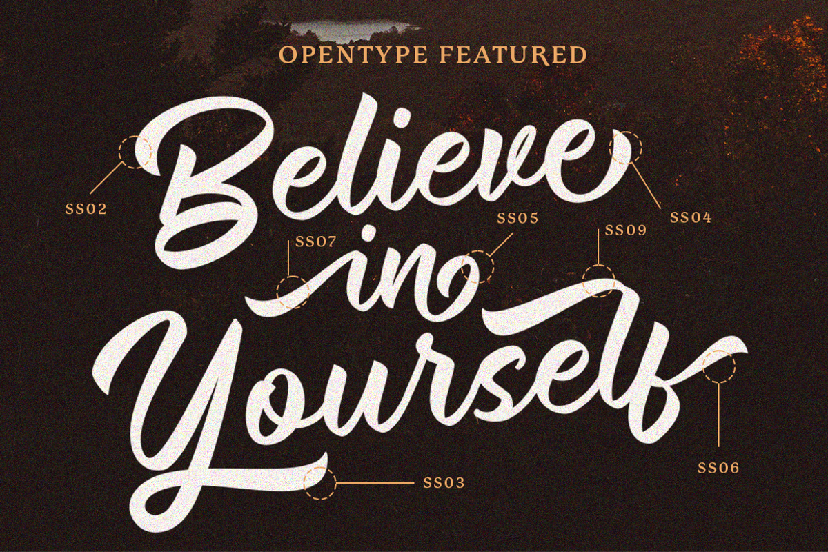 Quantum - Handlettering Font, a Script Font by Mayofont (Photo 2 of 9)