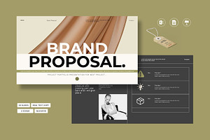 Brand Proposal PowerPoint Template, a Presentation Template by Creative-Work