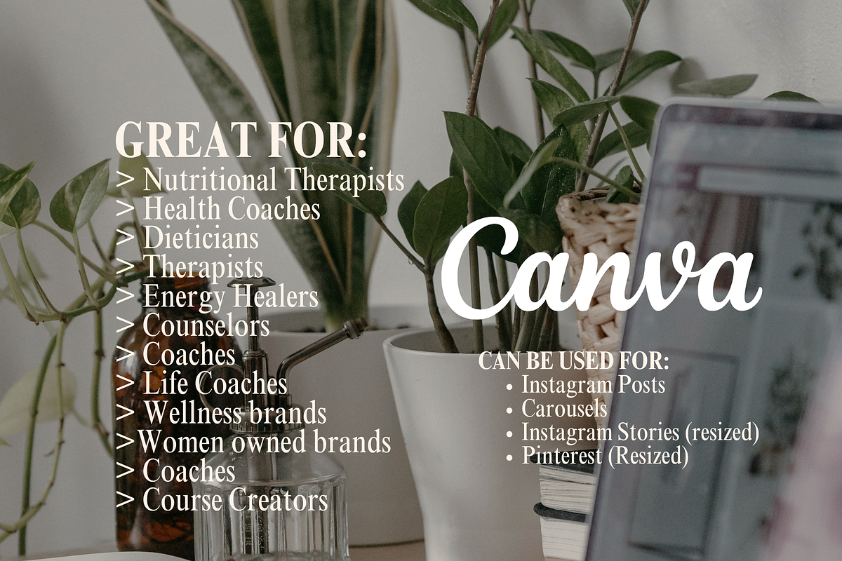 60 Canva Nutrition IG Post Templates, a Marketing Template by Solana Creative Co. (Photo 6 of 6)
