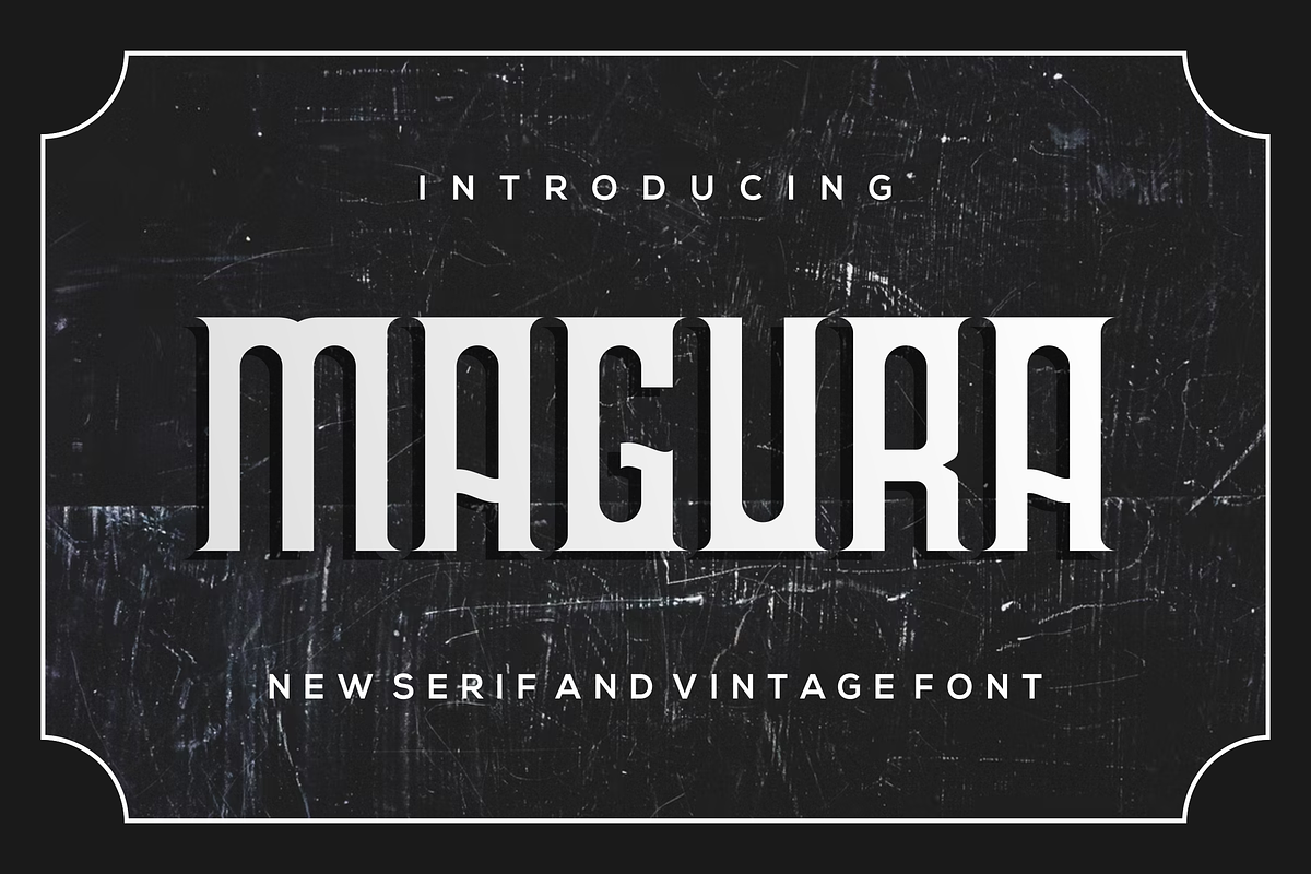 Magura, a Font by albert_kalingga (Photo 1 of 5)