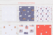 Christmas postcards, map creator, an Animal Illustration by Mariia Kovalchuk (Thumbnail 8 of 10)