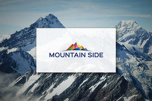 68% Off Mountain - Logo Design