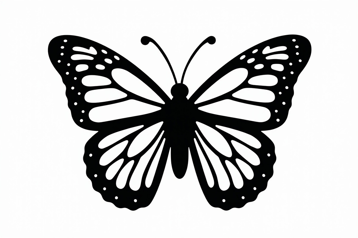 butterfly laser cut design, an Illustration by balal (Photo 9 of 13)