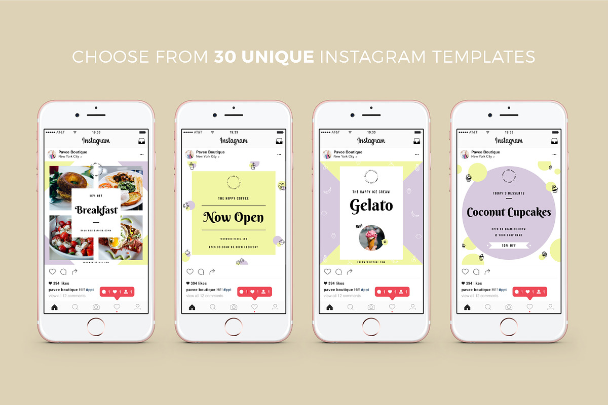 30 PowerPoint Social Media Template, a Social Media Template by Wipavee (Photo 3 of 11)