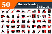 Home Cleaning Solid Icons Bundle, a Solid Icon by EllaMaiyaali (Thumbnail 2 of 2)