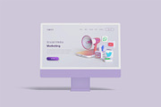 iMac Desktop Mockup Bundles, a Mac Mockup by Graphic Aesthetic (Thumbnail 6 of 22)