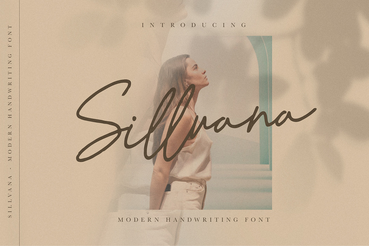 Sillvana - Modern Handwriting, a Script Font by ARSAVISUAL (Photo 1 of 9)