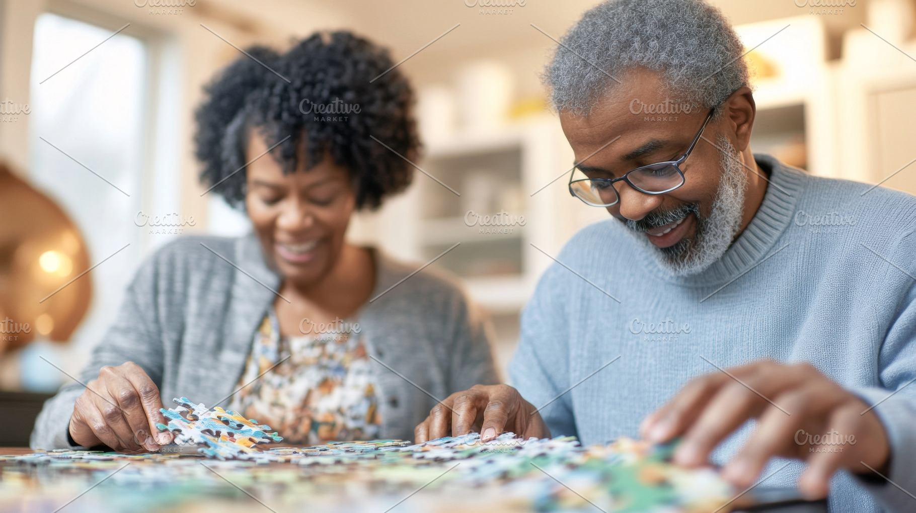 Middle age african american couple h, a Photo by Dvoevnore photos