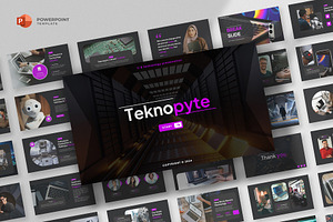 Digital Technology Powerpoint, a Presentation Template by fluffstudio