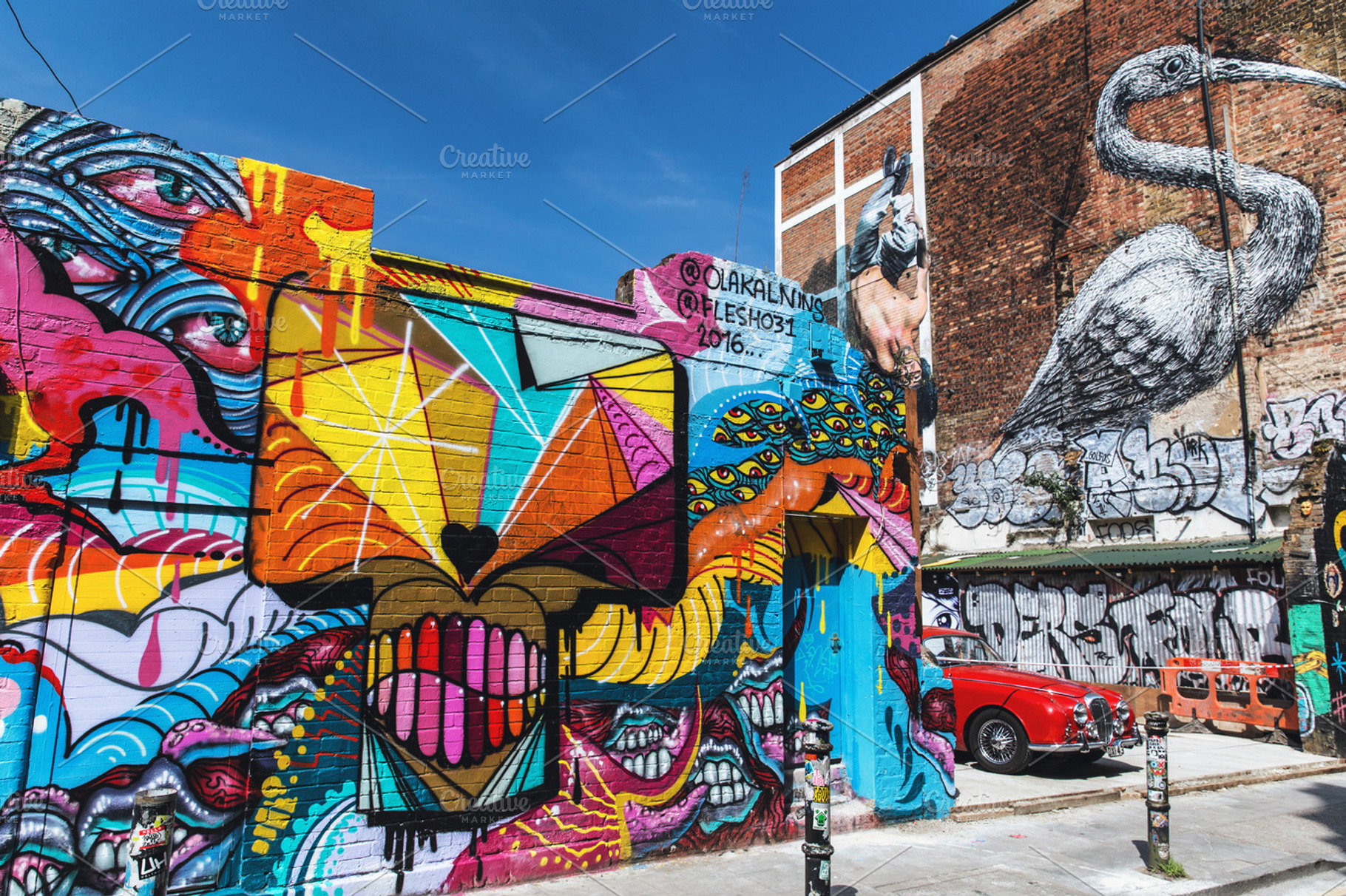 Street art london featuring street, art, and street art, an Architecture Photo by Tom Eversley