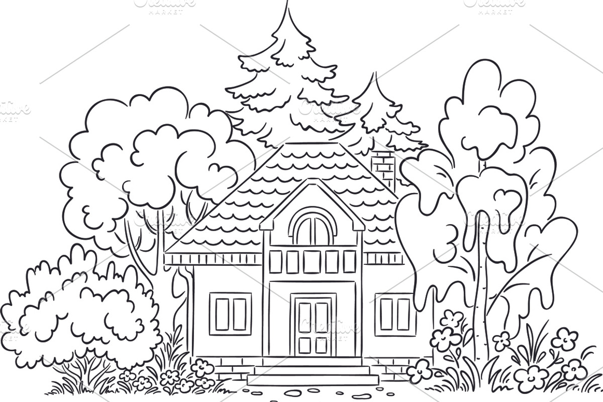 Outline cartoon kids illustration, an Illustration by Bubert Art (Photo 15 of 33)