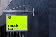 Signboard Mockup, an Advertising Mockup by SLAB! Design (Thumbnail 3 of 8)