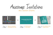Birthday Invitations, an Invitation Template by Designs by Justin Lynch (Thumbnail 2 of 5)