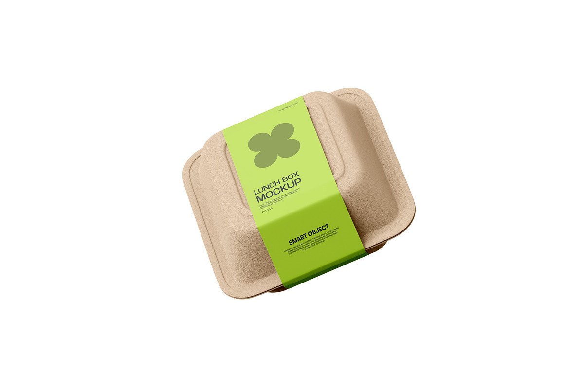 Takeout Kraft Container Mockup, a Packaging Mockup by Ram Studio LLC (Photo 6 of 16)