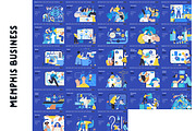 Memphis Business, vector illos, a Templates & Theme by Grivina's shop (Thumbnail 23 of 27)