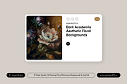 Dark Academia Aesthetic Flower BGs, an Illustration by September 5th (Thumbnail 18 of 19)