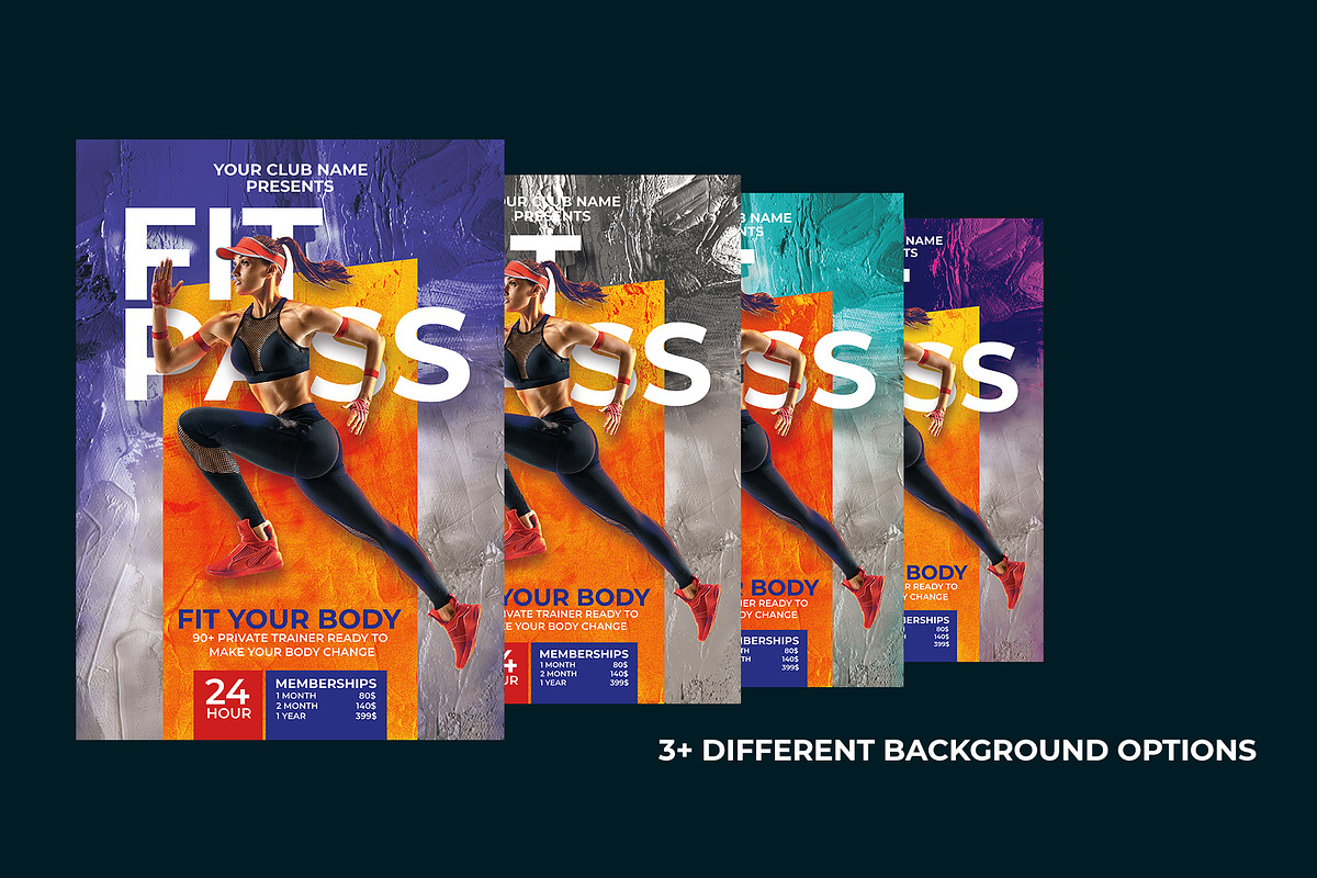 Gym Flyer, Poster Template, a Flyer Template by bunebx (Photo 4 of 5)