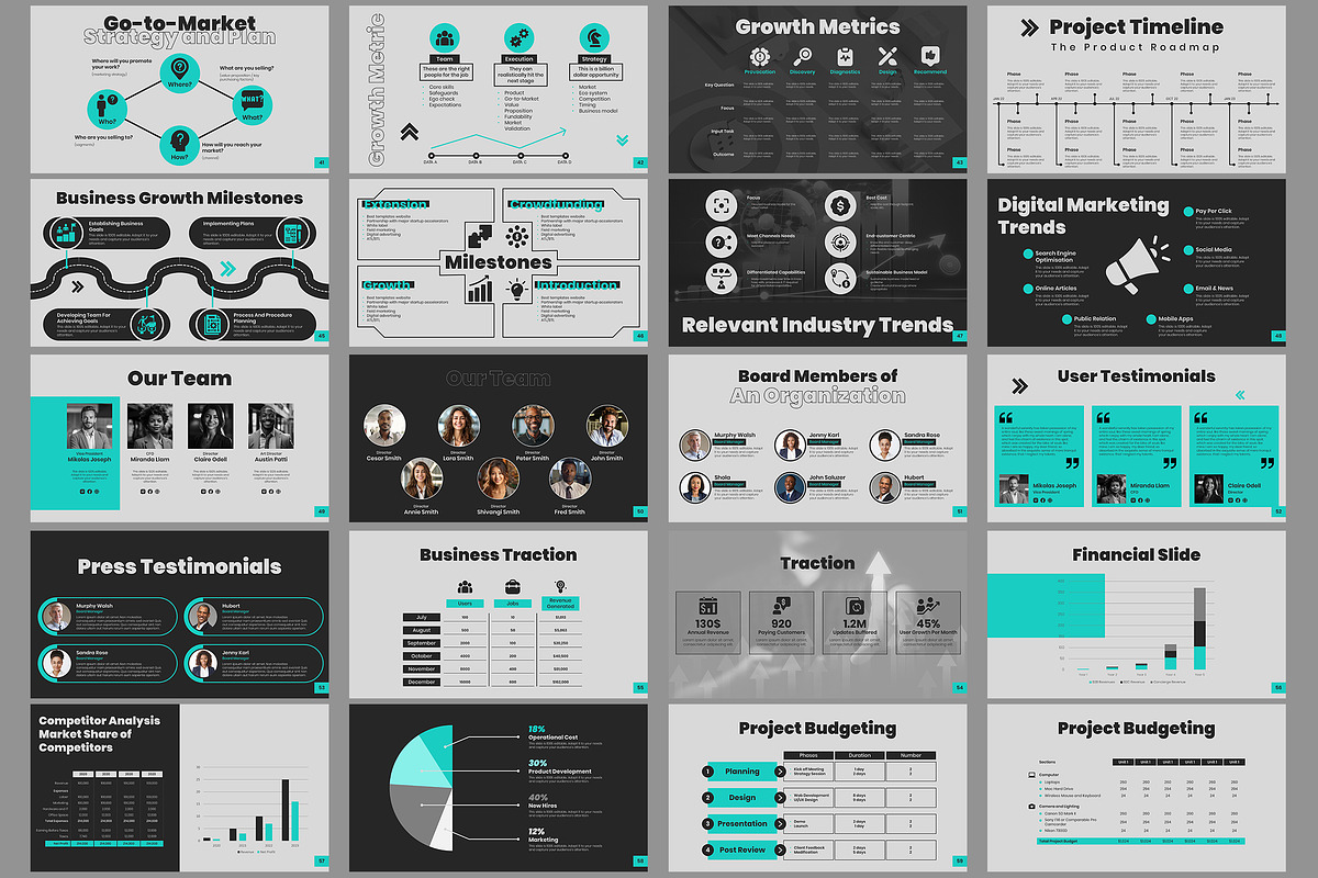 Business Pitch Deck, a Presentation Template by Artemis-products (Photo 4 of 6)