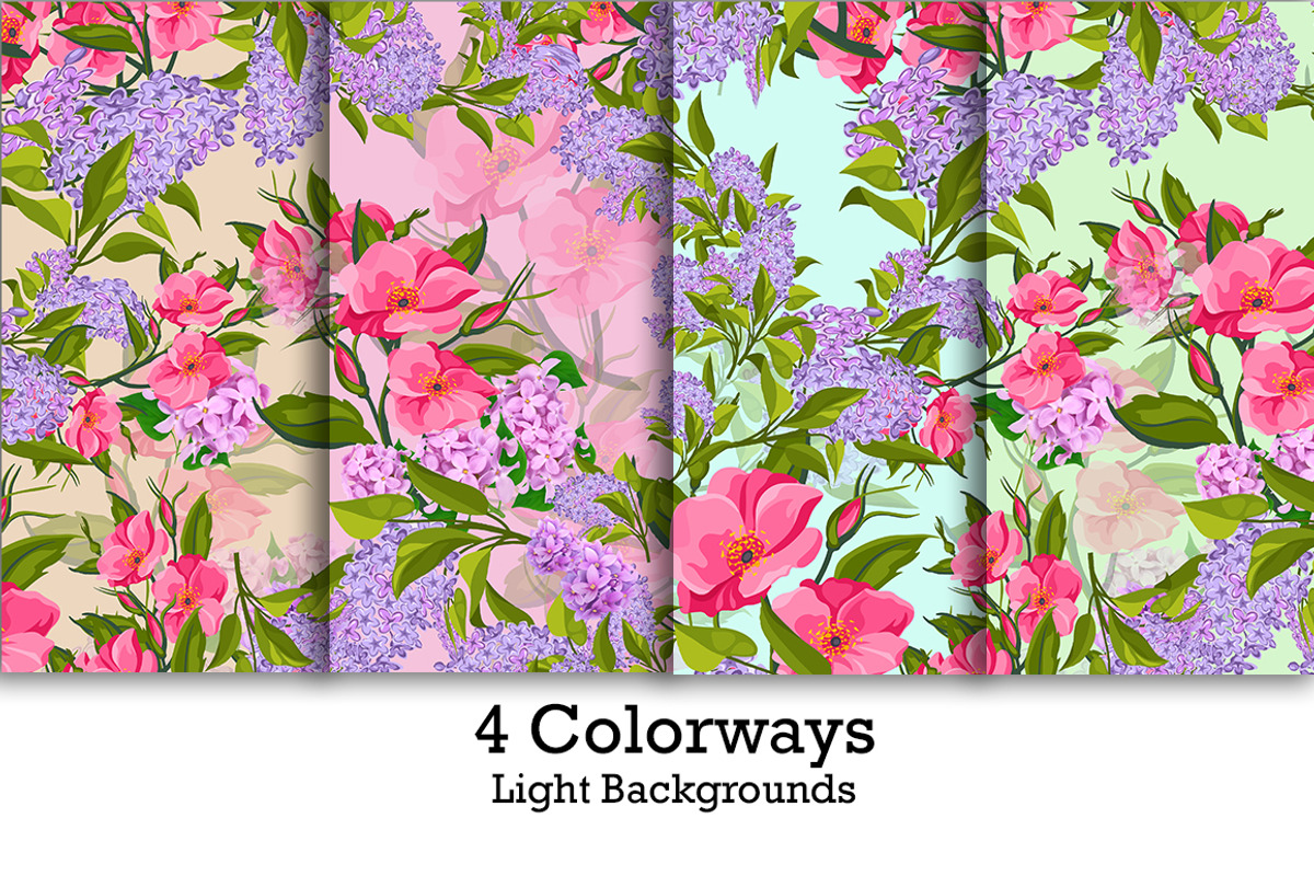 Allure Floral Botanical Pattern, a Pattern Graphic by Design Unique (Photo 6 of 8)