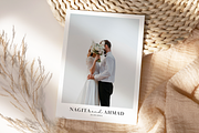 Minimalist Wedding Invitation Card, an Invitation Template by kin9candra (Thumbnail 2 of 8)