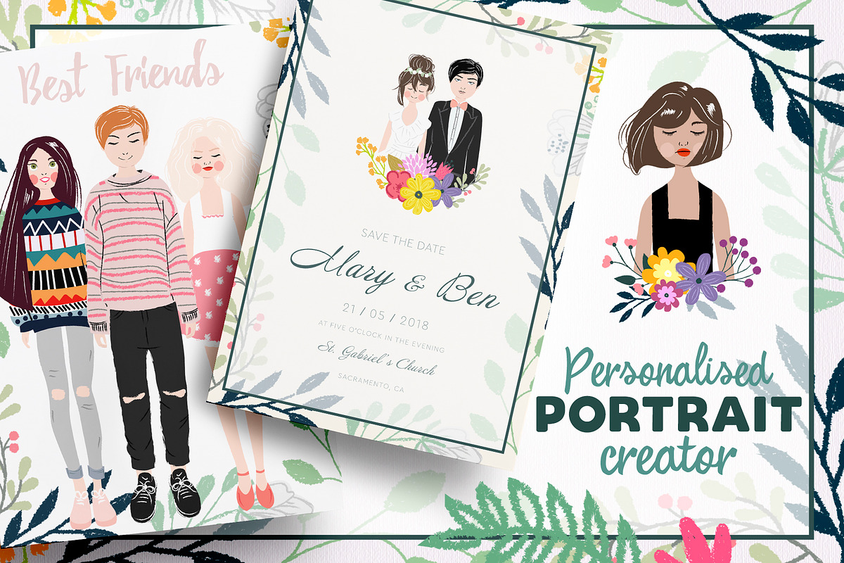 Portrait Creator, a Person Illustration by Alina Sh (Photo 1 of 11)