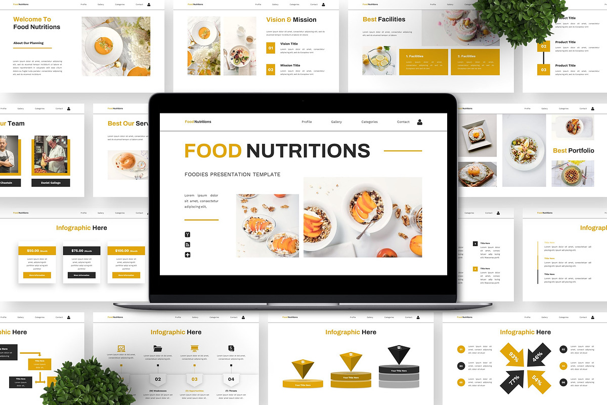 Nutritions - Foodies Powerpoint, a Presentation Template by Deepslide Studio (Photo 4 of 6)