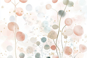 Delicate floral pattern suitable for natural background, a Photo by Dvoevnore photos