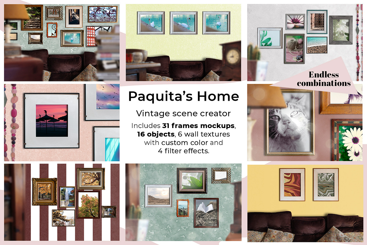 Paquita's Scene Creator - 31 frames, a Household Mockup by bluevan (Photo 1 of 16)