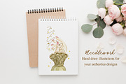 Needlework & Embroidery collection, an Illustration by KolibriDesign (Thumbnail 2 of 15)