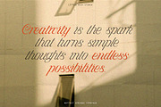 Hottest Springs Typeface, a Script Font by Letter Fresh (Thumbnail 6 of 12)