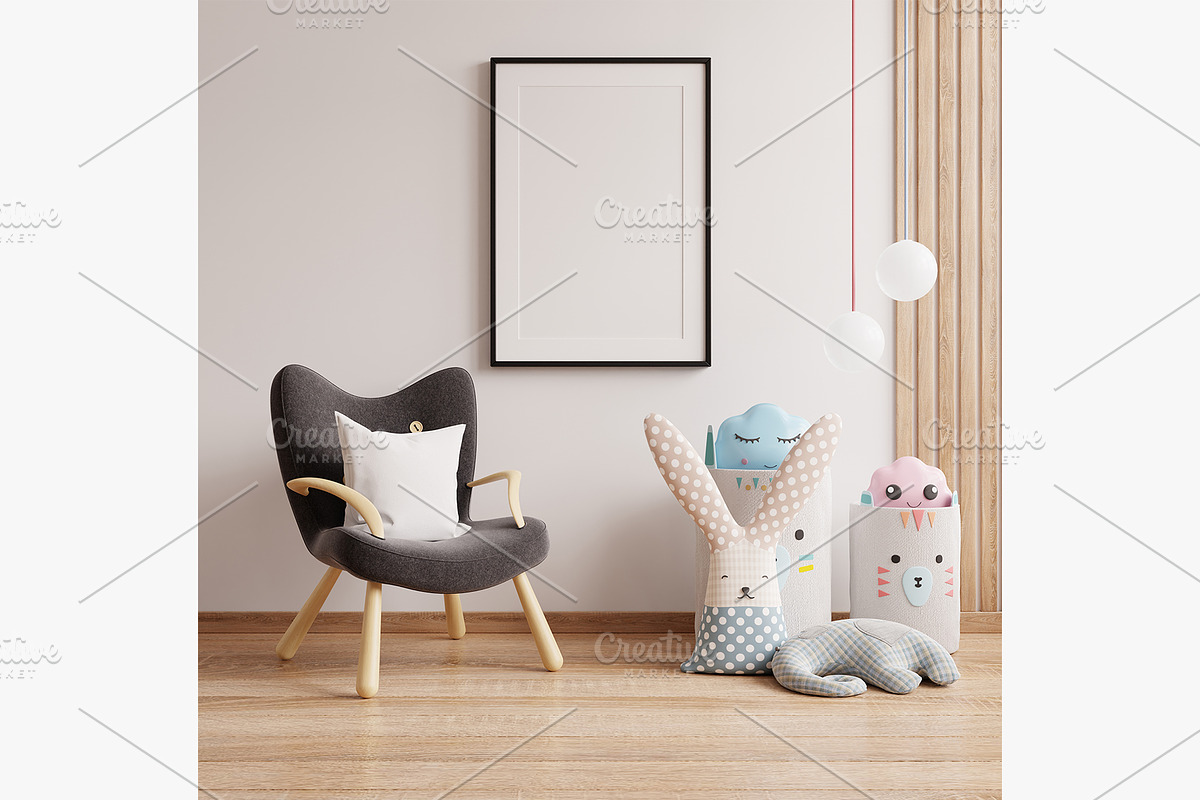 Kids frame mockup 005, a Household Mockup by vanitjan (Photo 2 of 2)