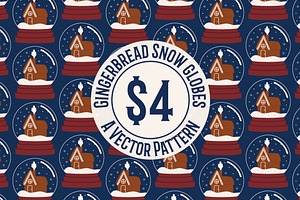 Gingerbread Snow Globes Pattern