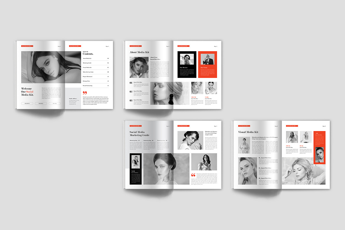Social Media Kit Template, a Brochure Template by Spark_Creative (Photo 9 of 12)