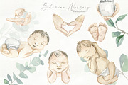 Bohemian Nursery Watercolor, an Illustration by Love Watercolor Store (Thumbnail 3 of 7)