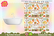 Vintage Garden Pantry Seamless, a Background Graphic by K.JackArtwork (Thumbnail 7 of 8)