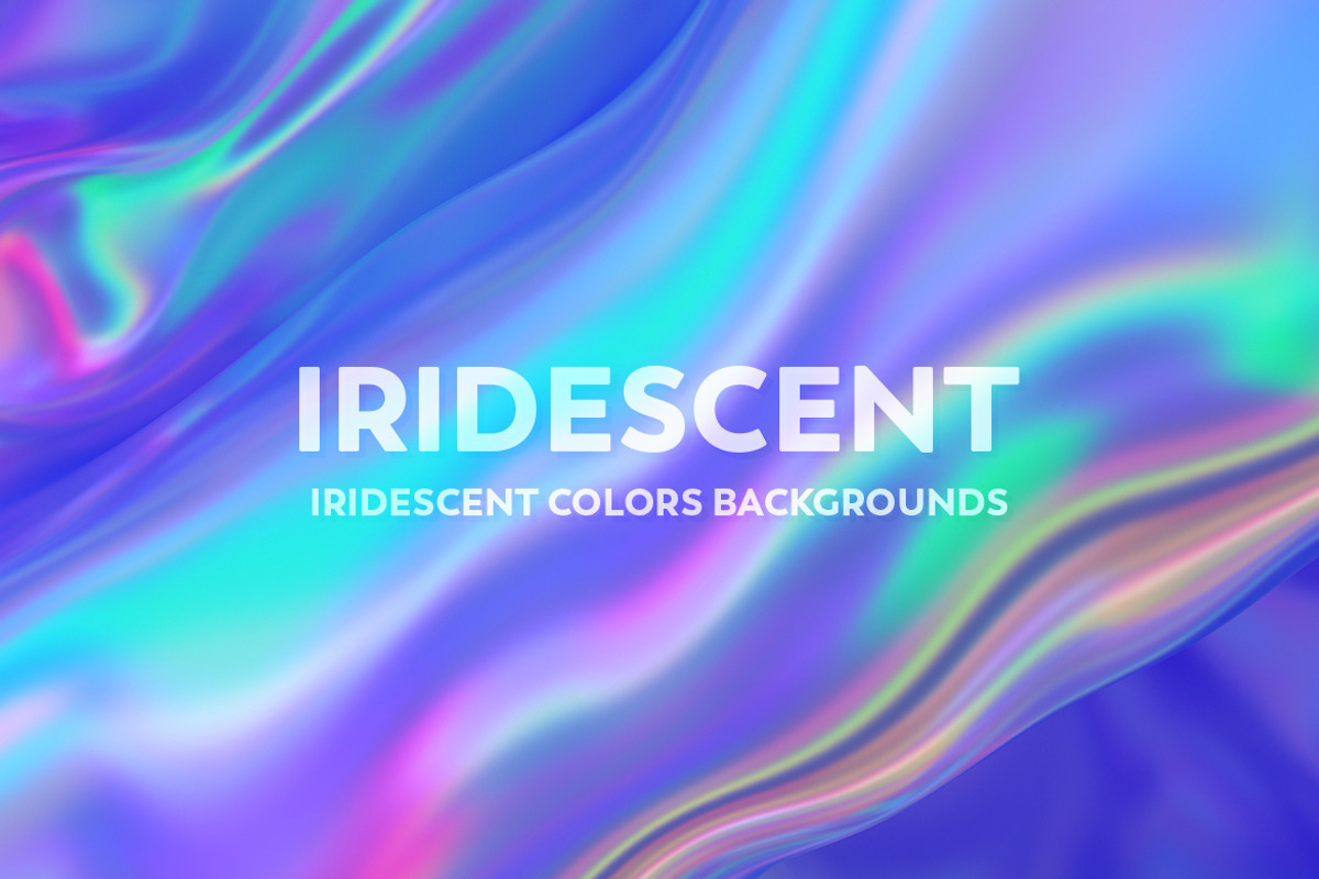 Iridescent Abstract Backgrounds, a Wallpaper Graphic by BIBIART (Photo 1 of 9)