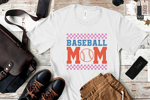 Baseball Mom Quote SVG Design