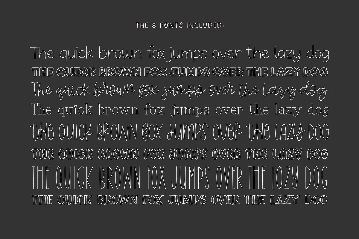 CHARMING SKETCH FONT BUNDLE 2, a Handwritten Font by Blush Font Co. (Photo 2 of 6)